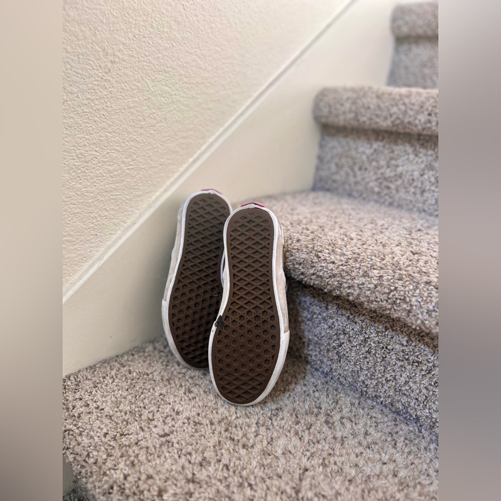 Vans Kids Black and White Checkered Slip-On Sneakers - Picture 2 of 4